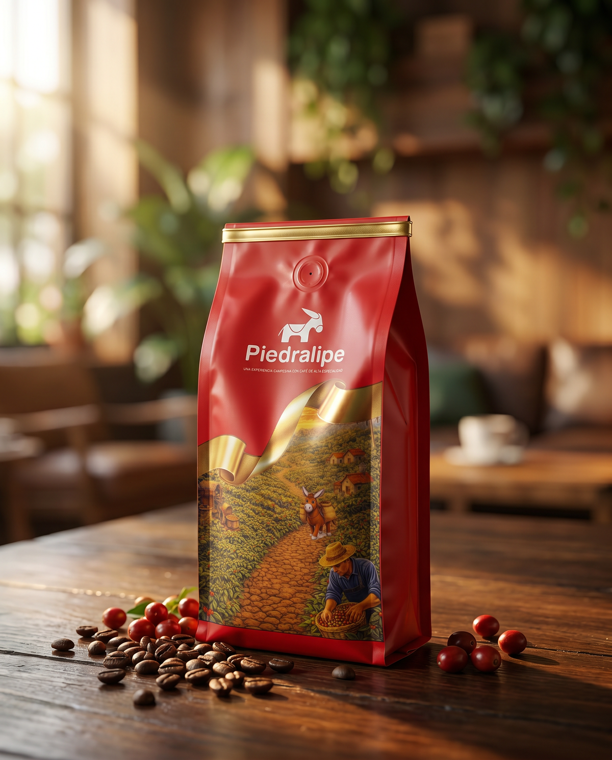 Bolsa de cafe Piedralipe - cafe de especialidad colombiano